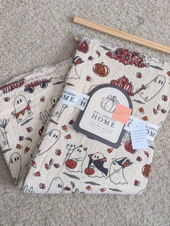 Well Dressed Home Other - Vampy Ghost Oversized Waffle Knit Style Decorative Halloween Throw Blanket 🧛👻